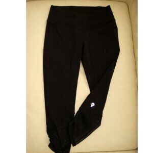 Ivivva Girl by Lululemon 🍋Take Me To Studio Black Crop Nulu Mesh size 10